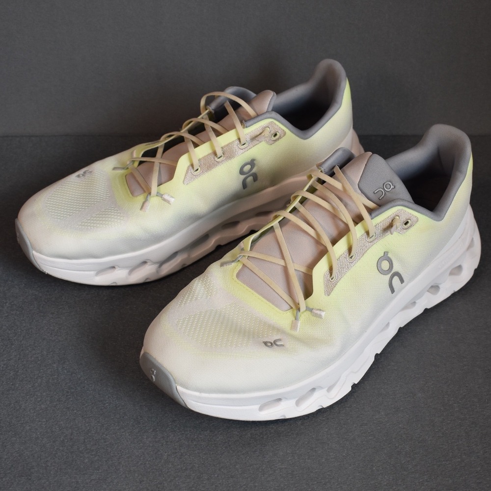 ON Running Cloudtilt Lime/Ivory Mens Lightweight Lifestyle‎ Casual Shoe US 12